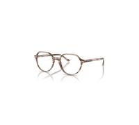 Ray-Ban Eyeglasses Unisex Thalia Optics - Striped Beige Frame Clear Lenses Polarized 49-18