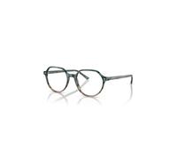 Ray-Ban Eyeglasses Unisex Thalia Optics - Striped Blue & Green Frame Clear Lenses Polarized 49-18