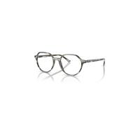 Ray-Ban Eyeglasses Unisex Thalia Optics - Striped Green Frame Clear Lenses Polarized 51-18