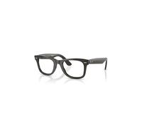 Ray-Ban Eyeglasses Unisex Wayfarer Ease Optics - Transparent Green Frame Clear Lenses Polarized 50-22