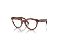 Ray-Ban Eyeglasses Unisex Wayfarer Way Optics - Striped Havana Frame Clear Lenses Polarized 54-21