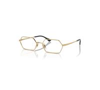 Ray-Ban Eyeglasses Unisex Yevi Optics - Arista Gold Frame Clear Lenses Polarized 54-18