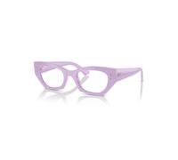 Ray-Ban Eyeglasses Unisex Zena Optics Bio-based - Lilac Frame Clear Lenses Polarized 49-22