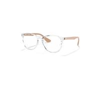 Ray-Ban Eyeglasses Woman Erika Optics - Beige Frame Clear Lenses 51-18