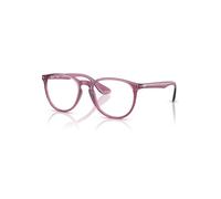 Ray-Ban Eyeglasses Woman Erika Optics - Transparent Violet Frame Clear Lenses Polarized 51-18