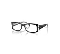 Ray-Ban Eyeglasses Woman Miriam Optics - Black On Transparent Frame Clear Lenses Polarized 52-19