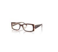 Ray-Ban Eyeglasses Woman Miriam Optics - Light Havana On Multicolour Frame Clear Lenses Polarized 52-19