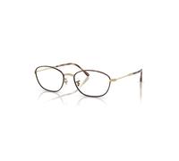 Ray-Ban Eyeglasses Woman Rb3749v Optics - Gold Frame Clear Lenses Polarized 53-18