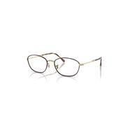 Ray-Ban Eyeglasses Woman Rb3749v Optics - Gold Frame Clear Lenses Polarized 55-18