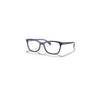 Ray-Ban Eyeglasses Woman Rb5362 Optics - Blue Frame Clear Lenses 54-17
