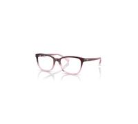 Ray-Ban Eyeglasses Woman Rb5362 Optics - Red & Pink Frame Clear Lenses Polarized 52-17