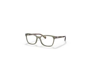 Ray-Ban Eyeglasses Woman Rb5362 Optics - Striped Havana Frame Clear Lenses Polarized 54-17
