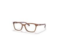 Ray-Ban Eyeglasses Woman Rb5362 Optics - Transparent Brown Frame Clear Lenses Polarized 52-17