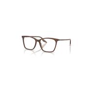 Ray-Ban Eyeglasses Woman Rb5422 Optics - Opal Brown Frame Clear Lenses Polarized 52-16
