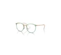 Ray-Ban Eyeglasses Woman Rb7140 Optics - Rose Gold Frame Clear Lenses Polarized 51-20