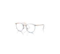 Ray-Ban Eyeglasses Woman Rb7140 Optics - Rose Gold Frame Demo Lens Lenses Polarized 51-20