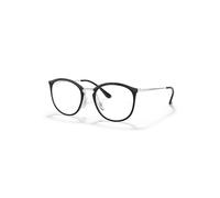 Ray-Ban Eyeglasses Woman Rb7140 Optics - Silver Frame Clear Lenses 49-20