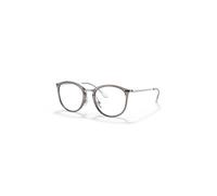Ray-Ban Eyeglasses Woman Rb7140 Optics - Silver Frame Clear Lenses Polarized 49-20