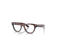 Ray-Ban Eyeglasses Woman Skyler Optics - Pink Tortoise Frame Clear Lenses Polarized 52-20