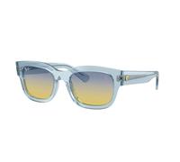 Ray-Ban Sunglasses Unisex Rb2228m Scuderia Ferrari Collection - Transparent Light Blue Frame Yellow Lenses 53-19