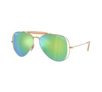 Ray-Ban Sunglasses Unisex The Outdoorsman By Dolce&gabbana - Arista Gold Frame Green Lenses 53-14