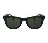 Ray-Ban Sunglasses Folding Wayfarer 4105 Matt Black Green 601S