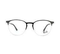 Ray-Ban Glasses Frames 6375 2861 Silver on Top Black 51mm