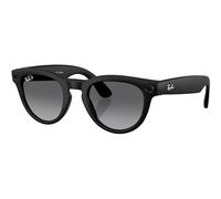 Ray - Ban Unisex Ray - Ban Meta RW4013 Headliner 601ST3 - GEN 2 Sunglasses Injected Black Grey Pantos Polarized Shaded