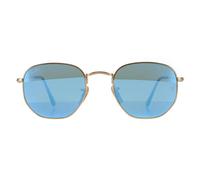 Ray-Ban Hexagonal 3548N Mens Gold Sunglasses