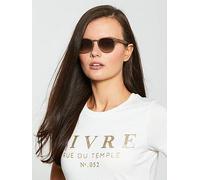 Ray-Ban Irregular Sunglasses, Brown, Women Brown
