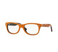 Ray-Ban Junior Kid's Square Acetate Eyeglass Frames RB1544 46mm Orange