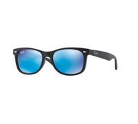 Ray - Ban Kid Ray - Ban RJ9052S JUNIOR NEW WAYFARER 100S55 Sunglasses Injected Black Blue Squared Normal