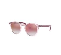 Ray - Ban Kid Ray - Ban RJ9064S 7052V0 Sunglasses Injected Pink Red Pantos Mirrored Shaded