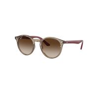 Ray - Ban Kid Ray - Ban RJ9064S 712313 Sunglasses Injected Brown Brown Pantos Normal Shaded