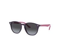 Ray - Ban Kid Ray - Ban RJ9070S 70218G Sunglasses Injected Violet Grey Geometric Normal Shaded
