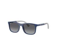 Ray - Ban RJ9084S 7187T3 Kid Sunglasses Injected Grey Brown Squared Polarized