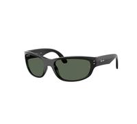 Ray-Ban Sunglasses Unisex Balorama Kids Bio-based - Black Frame Green Lenses 55-16