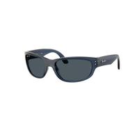 Ray-Ban Sunglasses Unisex Balorama Kids Bio-based - Transparent Blue Frame Grey Lenses 55-16