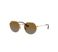 Ray - Ban Kid RJ9565S JUNIOR JACK 223/T5 Sunglasses Metal Gold Brown Geometric Polarized Shaded