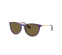 Ray - Ban Kid RJ9060S JUNIOR ERIKA 713173 Sunglasses Injected Violet Brown Pantos Normal