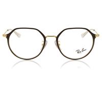 Ray-Ban Kids Ray-Ban RY1058F Asian Fit Asian Kids' Glasses, Brown, Size 49