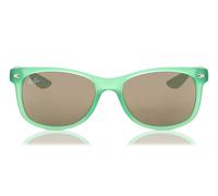 Ray-Ban Unisex Sunglass New Wayfarer Kids - Frame color: Opal Green, Lens color: Dark Gold