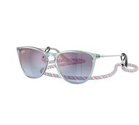 Ray - Ban RJ9060S JUNIOR ERIKA 7223U0 Kid Sunglasses Injected Blue Blue Pantos Mirror Nuanced