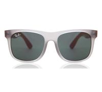Ray - Ban RJ9069S JUNIOR JUSTIN 705987 Kid Sunglasses Injected Grey Grey Squared Normal