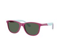 Ray - Ban RJ9077S 719271 Kid Sunglasses Injected Blue Green Squared Normal