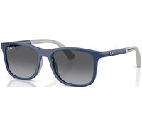 Ray - Ban Kid RJ9084S 7187T3 Sunglasses Injected Grey Brown Squared Polarized