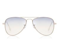 Ray-Ban Kids RJ9506S Junior Aviator 212/19 Kids' Sunglasses Silver Size 52