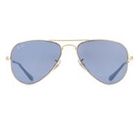 Ray - Ban RJ9506S JUNIOR AVIATOR 223/1U Kid Sunglasses Metal Gold Blue Pilot Mirrored Mirror