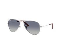 Ray - Ban RJ9506S JUNIOR AVIATOR 212/4L Kid Sunglasses Metal Silver Pilot Normal Nuanced
