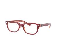 Ray-Ban Kids RY1555 Kids' Glasses, Red, Size 46